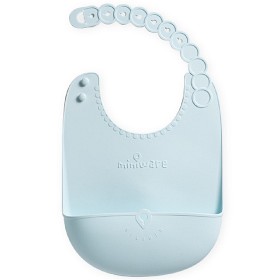 Bild på Miniware Roll & Lock Silicone Bib Aqua