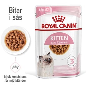 Bild på Royal Canin Kitten Gravy Våtfoder för kattunge 12x85 g