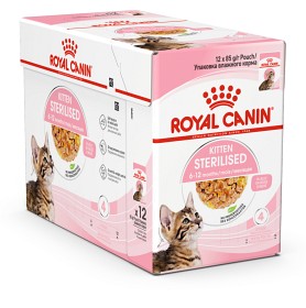 Bild på Royal Canin Kitten Sterilised Jelly Våtfoder för kattunge 12x85 g