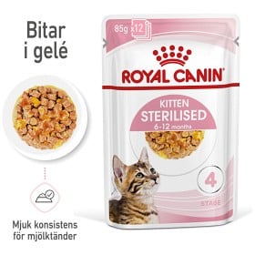 Bild på Royal Canin Kitten Sterilised Jelly Våtfoder för kattunge 12x85 g