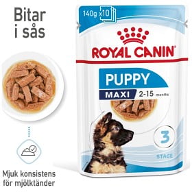 Bild på Royal Canin Maxi Puppy Gravy Våtfoder för hundvalp 10x140 g