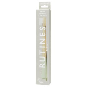 Bild på Rutines Slim Comfort Barntandborste Bambu Mintgrön Ultra Soft