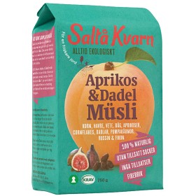 Bild på Saltå Kvarn Aprikos & Dadelmüsli 750 g
