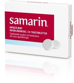 Bild på Samarin Antacid Mint 24 tuggtabletter