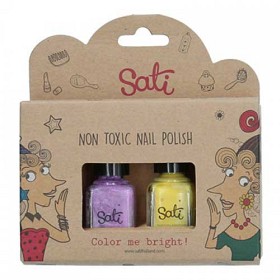 Bild på Sati Nagellack för barn Lavender & Yellow