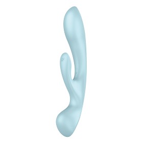 Bild på Satisfyer Triple Oh Light blue rabbitvibrator