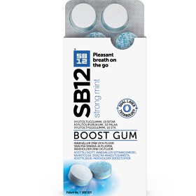 Bild på SB12 Boost Strong Mint tuggummi 10 st