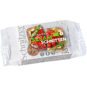 Bild på Schnitzer Glutenfritt Bröd Sesamskivor 6 st skivor