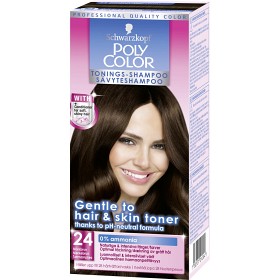 Bild på Schwarzkopf Poly Color Toningsschampo 24 Dark Brown