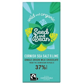 Bild på Seed & Bean Milk Chocolate Sea Salt & Lime 85 g