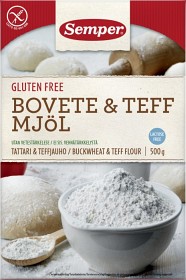 Bild på Semper Bovete & Teff Mjöl 500 g