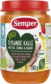 Bild på Semper Flygande Kalle med Ris Skinka & Banan 8M 190 g
