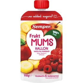 Bild på Semper Fruktmums Hallon 110 g