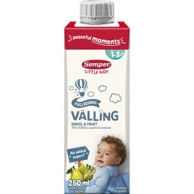 Bild på Semper Fullkornsvälling Dinkel & Frukt 1-3 år, Drickfärdig, 250 ml