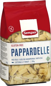 Bild på Semper glutenfri pasta pappardelle med ägg 250 g