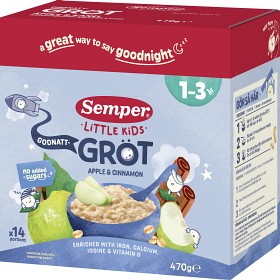 Bild på Semper Godnatt Gröt Apple & Cinnamon 1-3 år