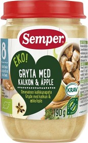 Bild på Semper Gryta med Kalkon & Äpple 8M 190 g