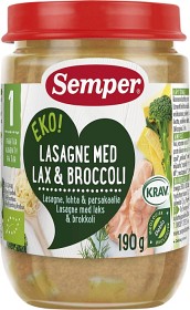 Bild på Semper Lasagne med Lax & Broccoli 12M 190 g