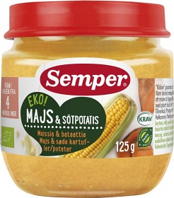 Bild på Semper Majs & Sötpotatis 4M 125 g