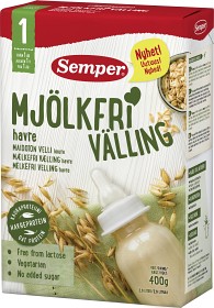 Bild på Semper Mjölkfri Välling med Havre 12M 400 g