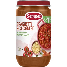 Bild på Semper Spagetti & Köttfärssås 12M 235 g