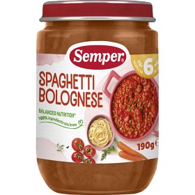Bild på Semper Spagetti & Köttfärssås 6M 190 g