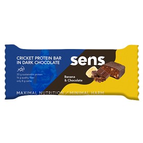 Bild på SENS Cricket Protein Bar in Dark Chocolate Banana & Chocolate