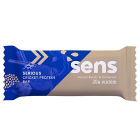 Bild på SENS Serious Cricket Protein Bar Peanut Butter & Cinnamon 60 g