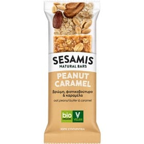 Bild på Sesamis Natural Bar Peanut Caramel 34 g