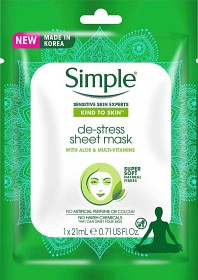 Bild på Simple De-Stress Sheet Mask