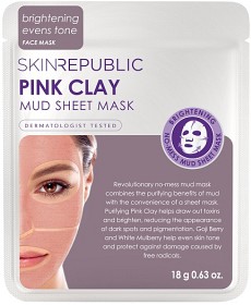 Bild på Skin Republic Pink Clay Mud Face Mask
