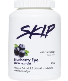 Bild på Skip Blueberry Eye 90 tabletter