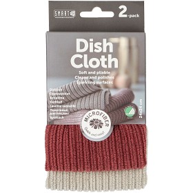 Bild på Smart Microfiber Diskduk ljusgrå/burgundy