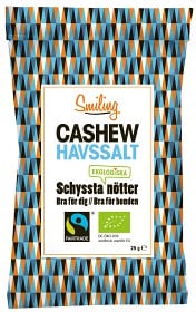 Bild på Smiling Cashewnötter Havssalt 25 g