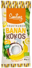 Bild på Smiling Fruktkuber Banan Kokos 30 g