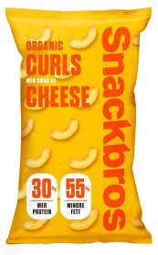Bild på Snackbros Organic Curls Cheese 90 g