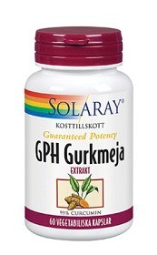 Bild på Solaray GPH Gurkmeja 60 tabletter