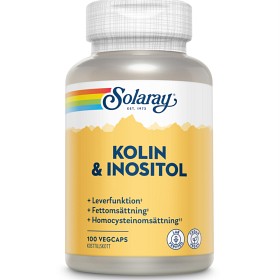Bild på Solaray Kolin & Inositol 100 kapslar