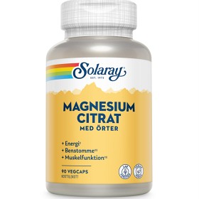 Bild på Solaray Magnesium Citrat 90 kapslar