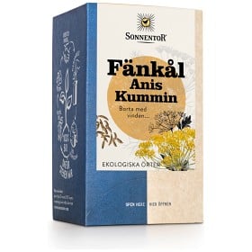 Bild på Sonnentor Fänkål-Anis-Kummin Tepåsar EKO 30 g