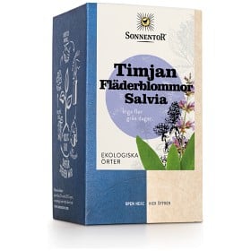 Bild på Sonnentor Timjan-Fläder-Salvia Tepåsar EKO 25 g