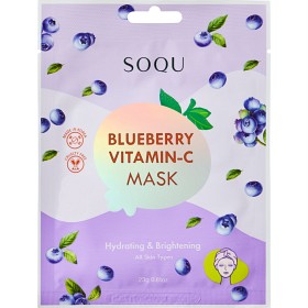 Bild på Soqu Blueberry Vitamin C Sheet Mask