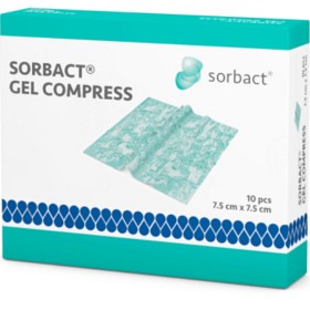 Bild på Sorbact Gel Compress 7,5x7,5 cm