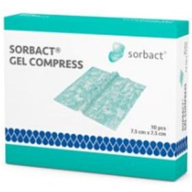 Bild på Sorbact  Gel Compress 7,5x7,5 cm, 10 st