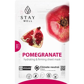 Bild på Stay Well Vegan Sheet Mask Pomegranate