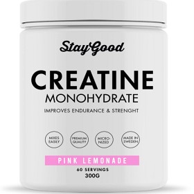 Bild på Staygood Kreatinmonohydrat Pink Lemonade 300 g