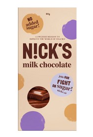 Bild på Nicks Milk Chocolate 80 g