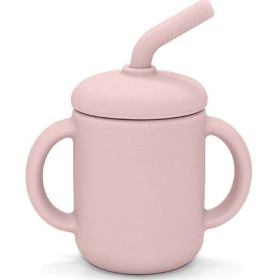 Bild på Summerville Silikonmugg med sugrör Pale Mauve