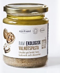 Bild på Sun & Seed Valnötspasta RAW 250 g KRAV
