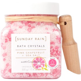 Bild på Sunday Rain Pink Grapefruit & Sea Salt Bath Crystals 500 g